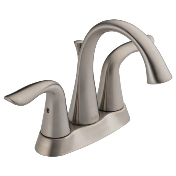 Delta Lahara: Two Handle Tract-Pack Centerset Bathroom Faucet